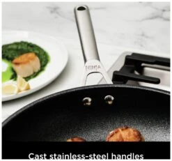 Ninja Zerostick 28cm Stainless Steel Non Stick Frying Pan -Habitat 1120219 R Z009A