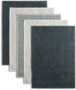 Habitat Zig Zag Terry Pack Of 5 Tea Towels 10 Habitat Zig Zag Terry Pack Of 5 Tea Towels -Habitat 1185182 R Z004A