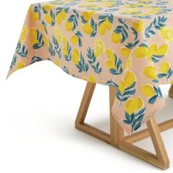 Habitat Lemons Wipe Clean Tablecloth - Multicoloured