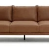 Habitat Moore Leather 4 Seater Sofa - Tan -Habitat 1247941 R Z001A