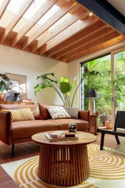 Habitat Global Print Flatweave Rug - 120X170cm - Yellow -Habitat 1256664 R Z005C