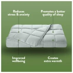 Slumberdown Wellbeing CBD Weighted Blanket - 7kg 14 Slumberdown Wellbeing CBD Weighted Blanket - 7kg -Habitat 1257003 R Z004A