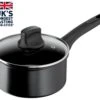 Tefal Titanium Excellence 18cm Aluminium Saucepan 1 Tefal Titanium Excellence 18cm Aluminium Saucepan -Habitat 1303816 R Z001A