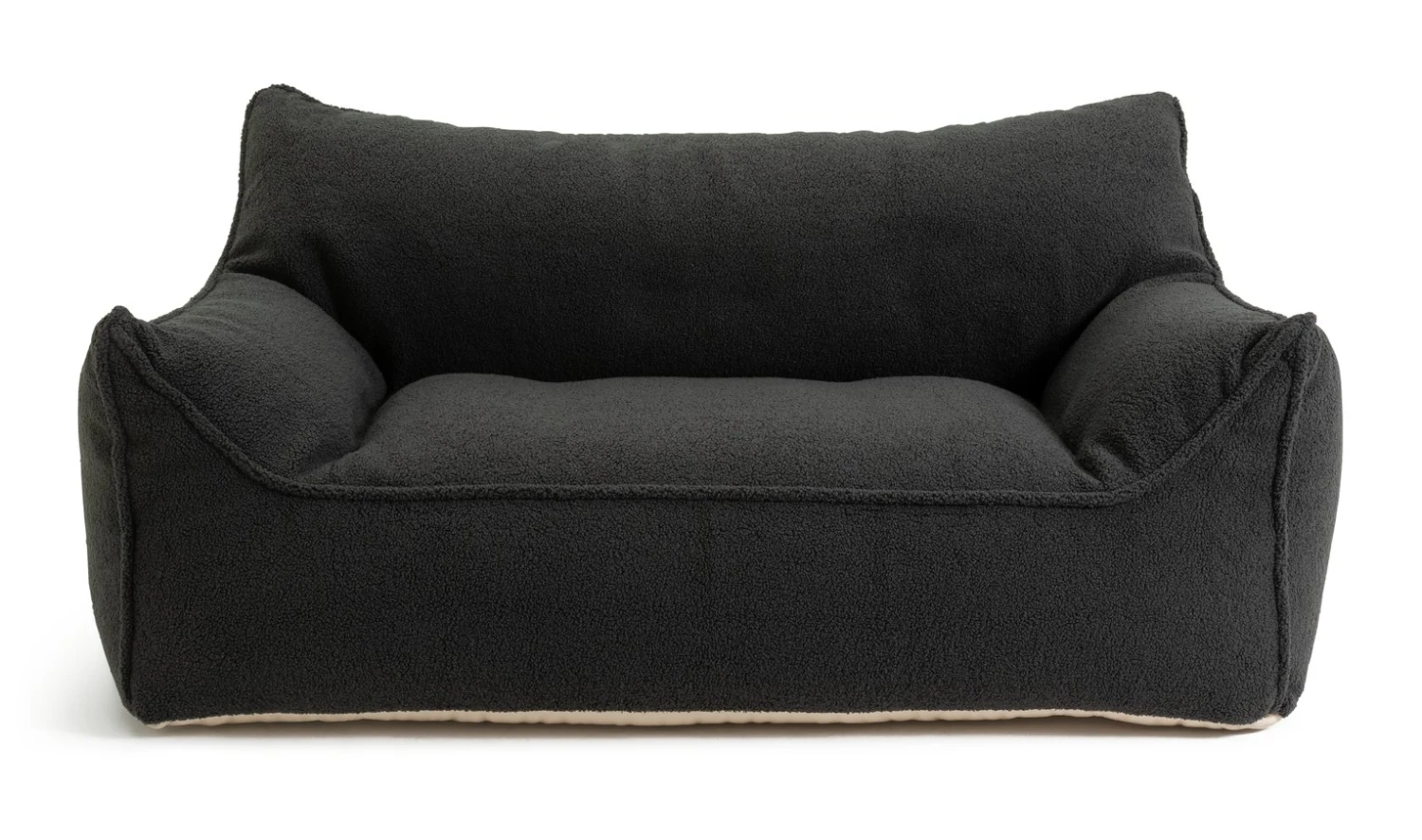 Habitat Kids Double Chair Bean Bag - Charcoal 4 Habitat Kids Double Chair Bean Bag - Charcoal - Image 2