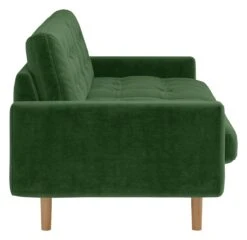 Habitat Fenner Velvet 2 Seater Sofa - Moss Green 13 Habitat Fenner Velvet 2 Seater Sofa - Moss Green -Habitat 1345166 R Z004A