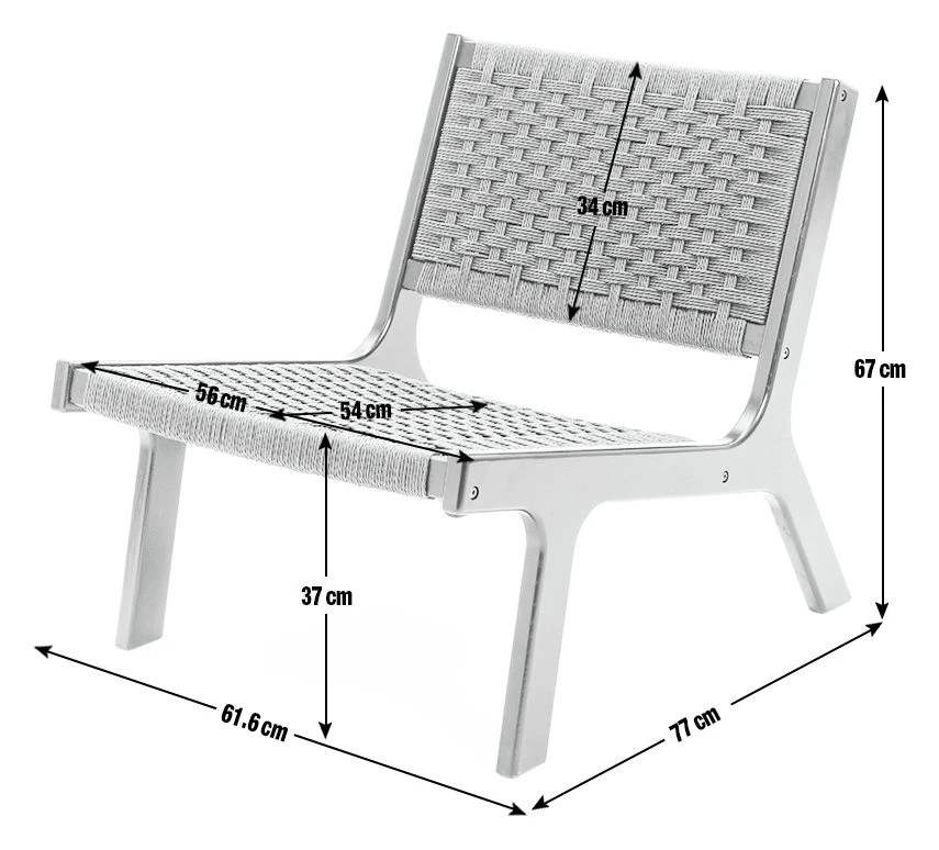 Habitat Faro Woven Paper Rope And Oak Accent Chair - Natural 7 Habitat Faro Woven Paper Rope And Oak Accent Chair - Natural - Image 5