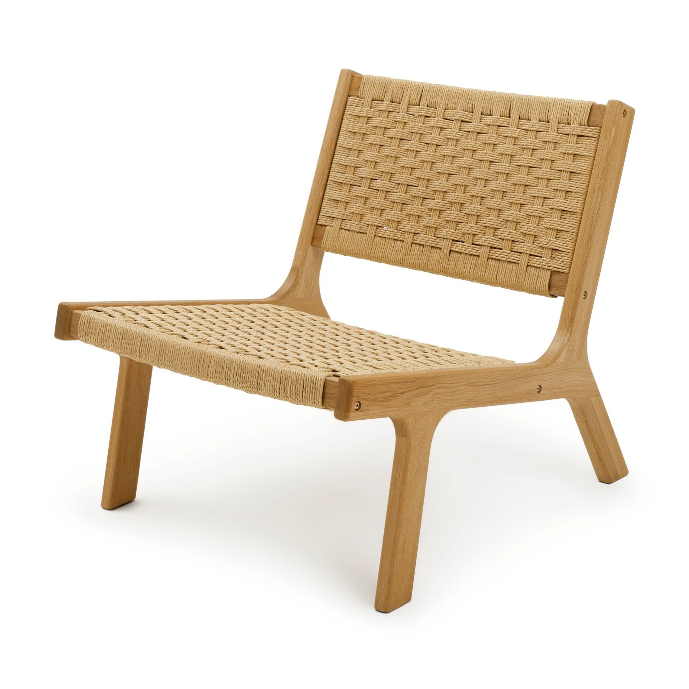 Habitat Faro Woven Paper Rope And Oak Accent Chair - Natural 3 Habitat Faro Woven Paper Rope And Oak Accent Chair - Natural