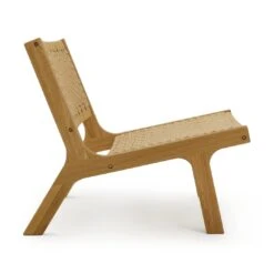 Habitat Faro Woven Paper Rope And Oak Accent Chair - Natural 17 Habitat Faro Woven Paper Rope And Oak Accent Chair - Natural -Habitat 1950991 R Z004A