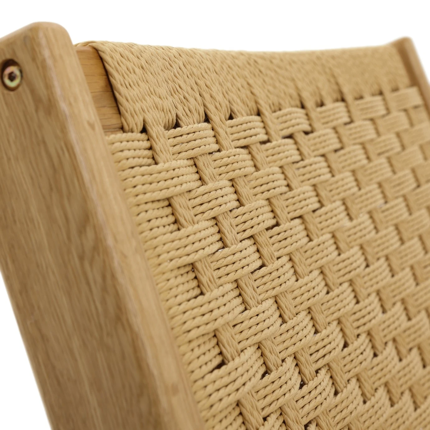 Habitat Faro Woven Paper Rope And Oak Accent Chair - Natural 11 Habitat Faro Woven Paper Rope And Oak Accent Chair - Natural - Image 9