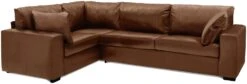 Habitat Eton Leather Right Hand Corner Sofa - Tan -Habitat 1958285 R Z002A