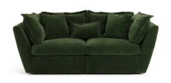 Habitat Jacques Large 3 Seater Sofa - Moss Green