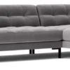 Swoon Landau Velvet Right Hand Corner Sofa - Silver Grey 2 Swoon Landau Velvet Right Hand Corner Sofa - Silver Grey -Habitat 2024668 R Z001A