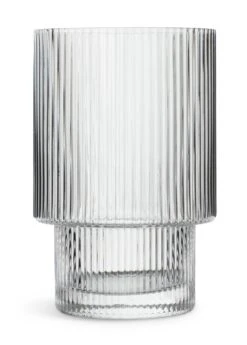 Habitat Ribbed Set Of 4 Tumbler Glasses 10 Habitat Ribbed Set Of 4 Tumbler Glasses -Habitat 2027658 R Z002A