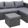 Habitat 4 Seater Rattan Effect Garden Sofa Set - Grey