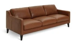 Habitat Leone Leather 4 Seater Sofa - Tan 14 Habitat Leone Leather 4 Seater Sofa - Tan -Habitat 3182853 R Z002A