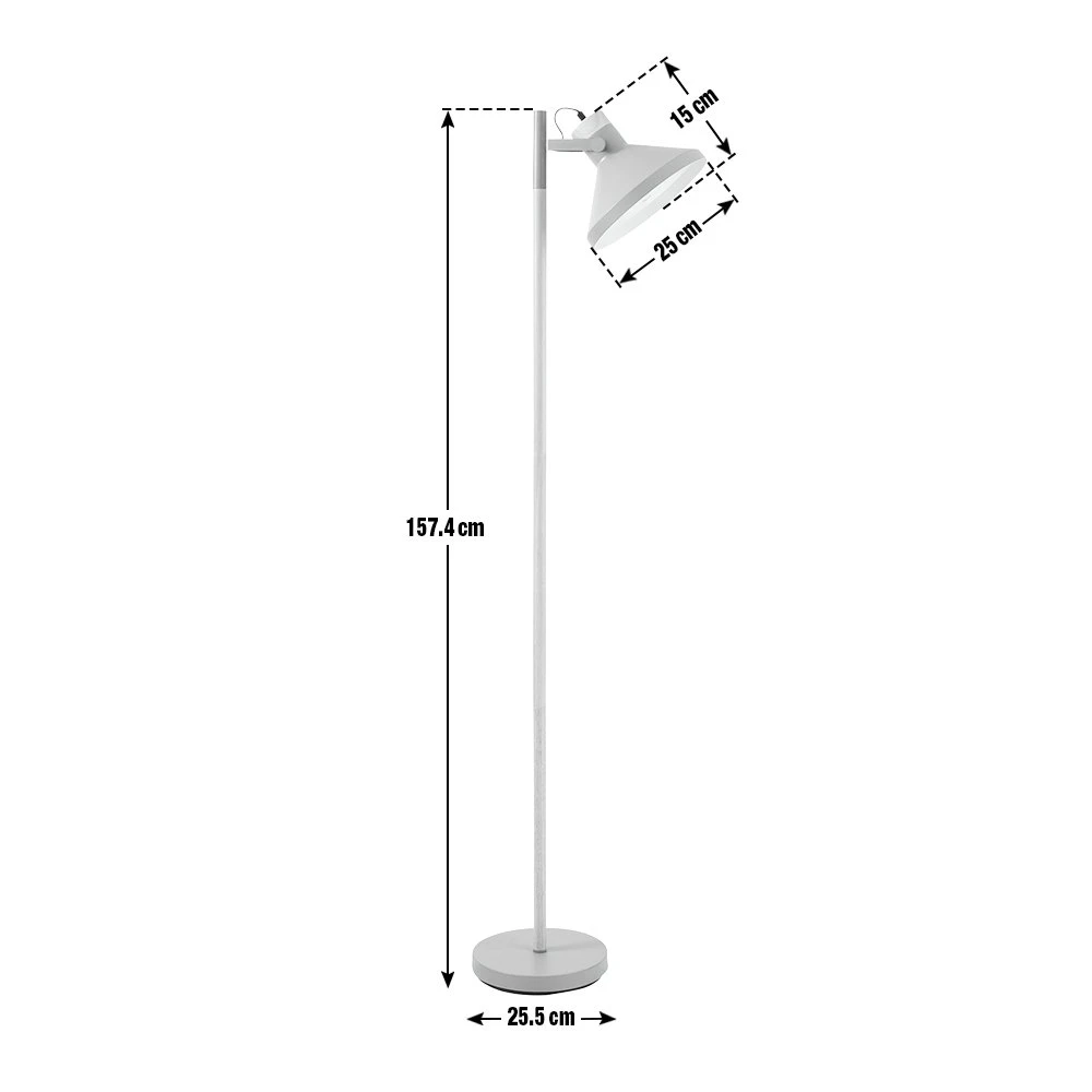 Habitat Skandi Floor Lamp - Grey 12 Habitat Skandi Floor Lamp - Grey - Image 10