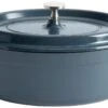 Habitat 3.6 Litre Cast Aluminium Casserole Dish - Blue 1 Habitat 3.6 Litre Cast Aluminium Casserole Dish - Blue -Habitat 4580571 R Z001A