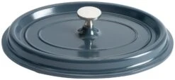 Habitat 3.6 Litre Cast Aluminium Casserole Dish - Blue 10 Habitat 3.6 Litre Cast Aluminium Casserole Dish - Blue -Habitat 4580571 R Z003A