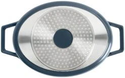 Habitat 3.6 Litre Cast Aluminium Casserole Dish - Blue 11 Habitat 3.6 Litre Cast Aluminium Casserole Dish - Blue -Habitat 4580571 R Z004A