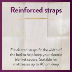 Slumberdown Perfectly Warm Luxury Electric Blanket-King Dual -Habitat 4746731 R Z008A