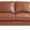 Habitat Livingston Leather 2 Seater Sofa - Tan -Habitat 5599712 R Z001A