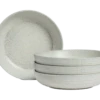 Habitat Textured Ripple 4 Piece Chalk Pasta Bowls - Natural