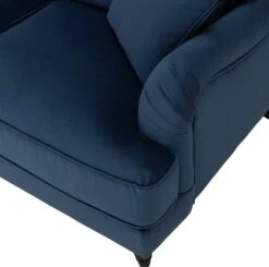 Habitat Matilda Velvet 2 Seater Sofa - Blue -Habitat 7899977 R Z006A