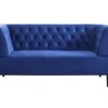 Habitat Blake Velvet 2 Seater Sofa - Navy Blue -Habitat 8133467 R Z001A