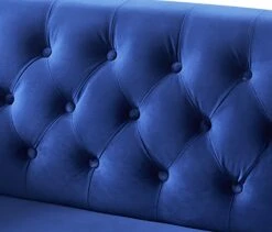 Habitat Blake Velvet 2 Seater Sofa - Navy Blue 18 Habitat Blake Velvet 2 Seater Sofa - Navy Blue -Habitat 8133467 R Z005A