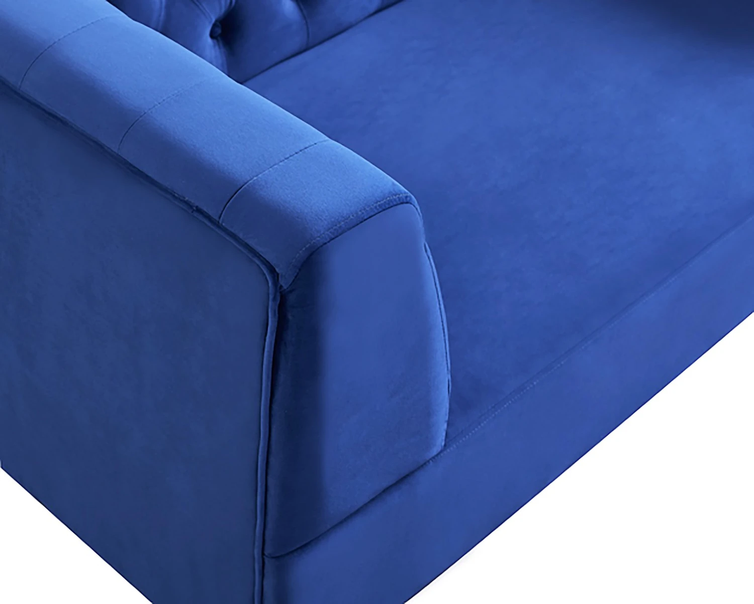 Habitat Blake Velvet 2 Seater Sofa - Navy Blue 11 Habitat Blake Velvet 2 Seater Sofa - Navy Blue - Image 9