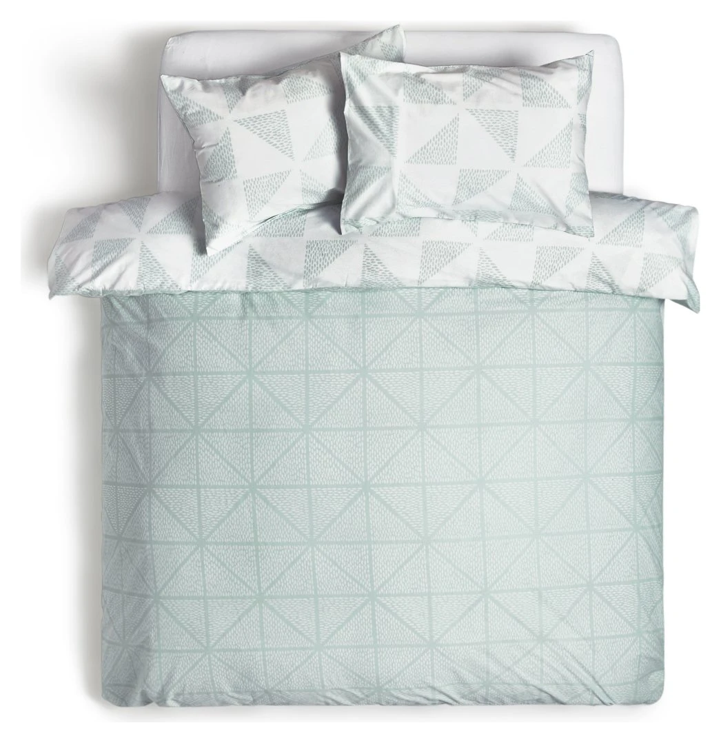 Habitat Stockholm Diamond Dash Duck Egg Bedding Set - Single 4 Habitat Stockholm Diamond Dash Duck Egg Bedding Set - Single - Image 3