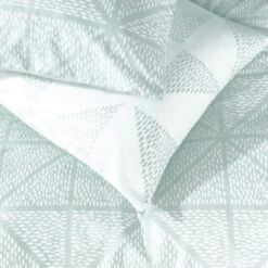 Habitat Stockholm Diamond Dash Duck Egg Bedding Set - Single 11 Habitat Stockholm Diamond Dash Duck Egg Bedding Set - Single -Habitat 8277385 R Z003A
