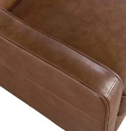 Habitat Dorian Faux Leather Armchair - Tan -Habitat 8435866 R Z006A
