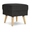 Habitat Callie Fabric Footstool - Charcoal 1 Habitat Callie Fabric Footstool - Charcoal -Habitat 8729723 R Z001A