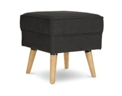 Habitat Callie Fabric Footstool - Charcoal -Habitat 8729723 R Z002A