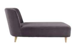 Habitat Daisy Velvet Corner Chaise Sofa - Grey -Habitat 8774187 R Z002A