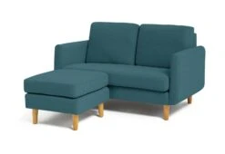 Habitat Remi Fabric 2 Seater Chaise Sofa In A Box - Teal 15 Habitat Remi Fabric 2 Seater Chaise Sofa In A Box - Teal -Habitat 8904665 R Z002A