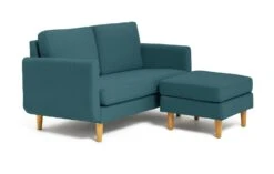 Habitat Remi Fabric 2 Seater Chaise Sofa In A Box - Teal 17 Habitat Remi Fabric 2 Seater Chaise Sofa In A Box - Teal -Habitat 8904665 R Z004A
