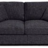 Habitat Lisbon Small Double Fabric Sofa Bed - Charcoal -Habitat 9198786 R Z001A