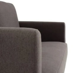 Habitat Remi Fabric 2 Seater Chaise Sofa In A Box - Charcoal -Habitat 9202304 R Z009A