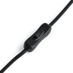 Habitat Achille Bamboo Table Lamp - Walnut & White -Habitat 9202414 R Z004A