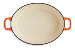 Habitat 4.7 Litre Cast Iron Oval Casserole Dish - Orange -Habitat 9212363 R Z002A