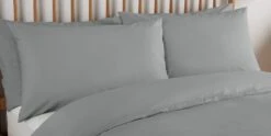 Habitat Cool Tencel Cotton Dove Grey Bedding Set - Single -Habitat 9376113 R Z005A