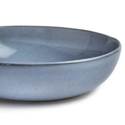 Habitat Evora Stoneware Salad Bowl - Blue -Habitat 9415562 R Z002A