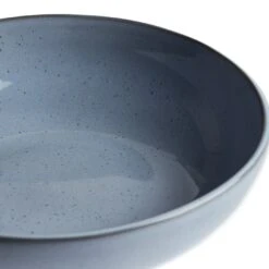 Habitat Evora Stoneware Salad Bowl - Blue -Habitat 9415562 R Z006A