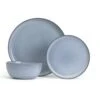 Habitat Evora 12 Piece Stoneware Dinner Set - Blue -Habitat 9423499 R Z001A