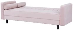 Habitat Preston Clic Clac Velvet Sofa Bed - Pink -Habitat 9478255 R Z003A