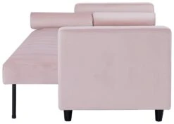 Habitat Preston Clic Clac Velvet Sofa Bed - Pink -Habitat 9478255 R Z004A