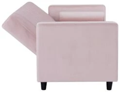 Habitat Preston Clic Clac Velvet Sofa Bed - Pink -Habitat 9478255 R Z007A