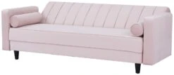 Habitat Preston Clic Clac Velvet Sofa Bed - Pink -Habitat 9478255 R Z008A